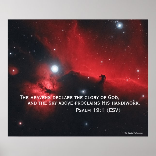 Psalm 19:1 poster (Front)