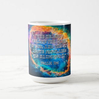 Psalm 19:1 The Heavens Declaring God's Glory Coffee Mug