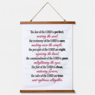 Psalm 19 wall tapestry