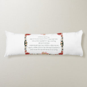 PSALM 1:1-3 Botanic Design, Body Cushion