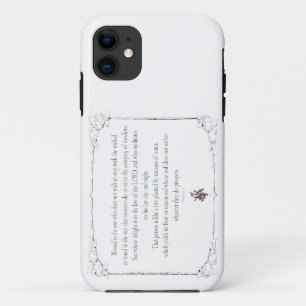 Psalm 1-1-3, Do Not Walk in Step with Sinners, iPhone 11 Case