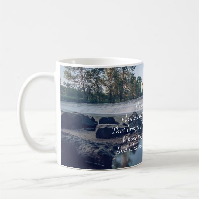 Psalm 1:3 coffee mug (Left)