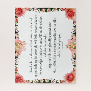 Psalm 1, does not walk in step with the wicked, jigsaw puzzle