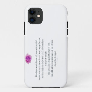 Psalm 1, Flower, iPhone 11 Case