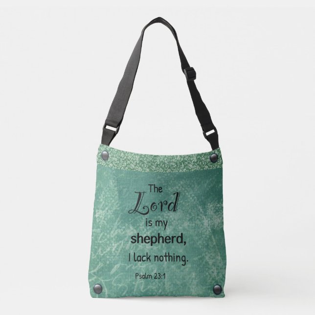 Psalm 23:1 Cross Body Bag (Front)