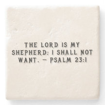 Psalm 23:1 Gift Coaster