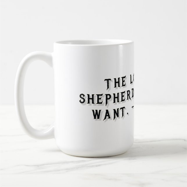 Psalm 23:1 Gift Mug (Left)
