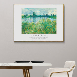 Psalm 23:2 Bible Verse Poster