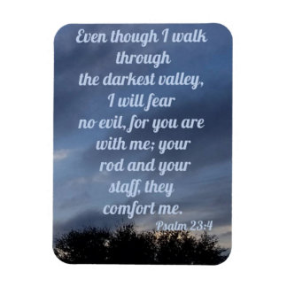 Psalm 23:4 magnet