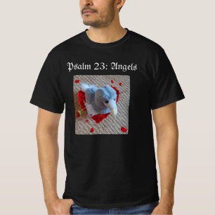Psalm 23 Angels dodo and palm beach with flowers T-Shirt