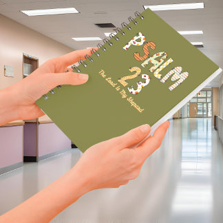 Psalm 23 Autumn Faith Scripture Notebook