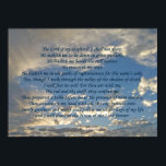 Psalm 23 Beautiful Bible Verse Christian Poster<br><div class="desc">Psalm 23, my favorite verse from the bible. The beautiful 23rd psalm scripture reads: The Lord is my shepherd. I shall not want. He maketh me to lie down in green pastures. He leadeth me beside the still waters. He restoreth my soul. This lovely Christian gift is written in front...</div>