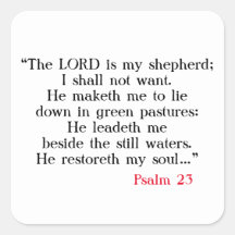 Psalm 23 Bible Scripture