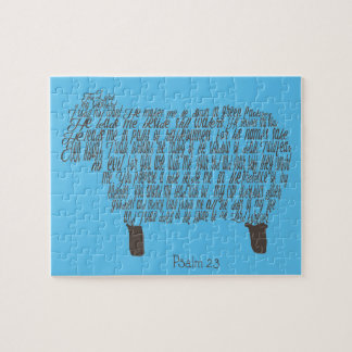 Psalm 23 Bible Verse Jigsaw Puzzle