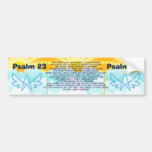 Psalm 23 bumper sticker