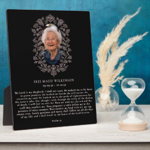 Psalm 23 In Loving Memory Plaque