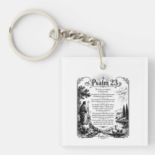 Psalm 23 key ring
