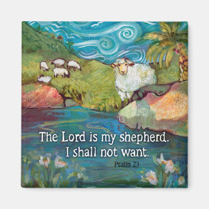 Psalm 23 Magnet, The Lord is My Shepherd Magnet
