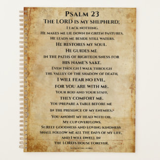 Psalm 23  { NHEB version.} Planner