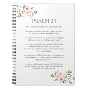 Psalm 23 NKJV The Lord is My Shepherd Notebook