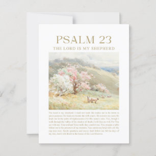 Psalm 23 NKJV The Lord is My Shepherd Postcard