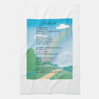 Psalm 23 Poem Tea Towel