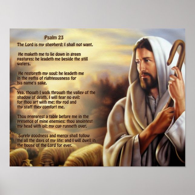 Psalm 23 poster (Front)