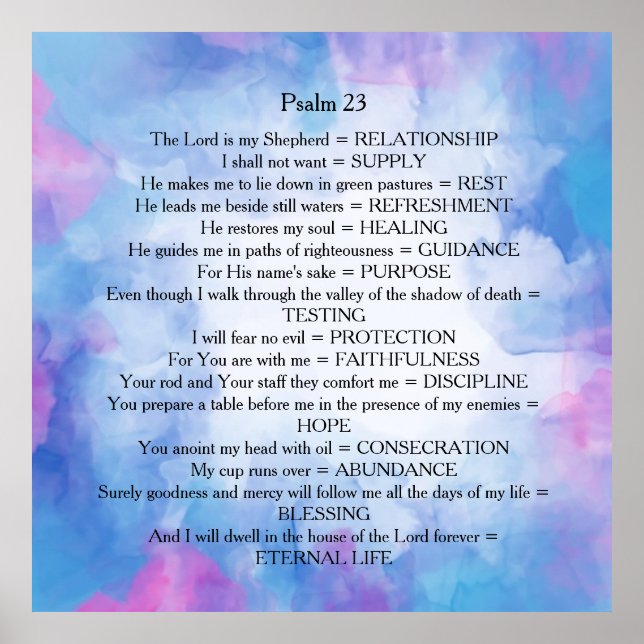 Psalm 23  poster (Front)