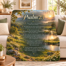 Psalm 23 Scripture Landscape Christian Home Decor