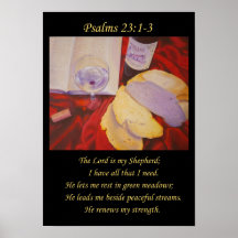 Psalm 23 . Still Waters. Christian art