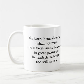 Psalm 23 Still Waters Inspirational Mug