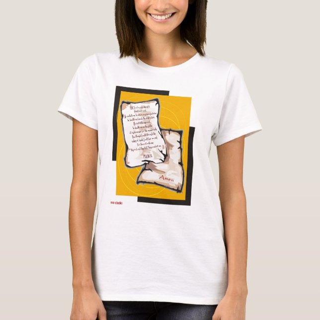 psalm 23 T-Shirt (Front)