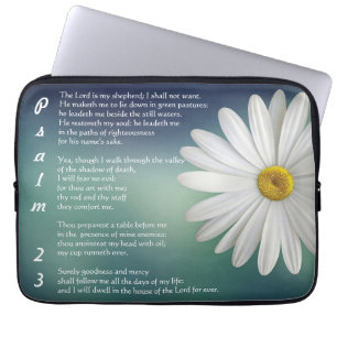 Psalm 23 - The LORD is my shepherd Christian GIfts Laptop Sleeve