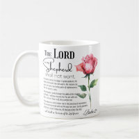 Psalm 23 The Lord is my Shepherd Flower