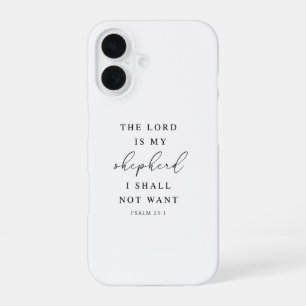 Psalm 23 The Lord is My Shepherd iPhone 16 Case