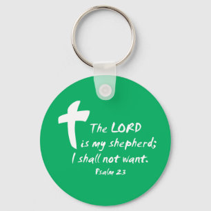 Psalm 23: The Lord is my Shepherd Key Ring