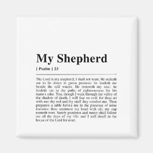 Psalm 23 The Lord is my Shepherd Magnet