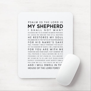 Psalm 23 The Lord is my Shepherd Mouse Pad