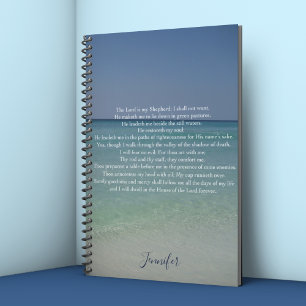 Psalm 23 The Lord is My Shepherd Notebook