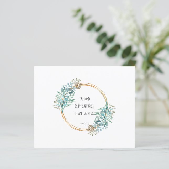 Psalm 23 The LORD is my shepherd, Scripture (Standing Front)