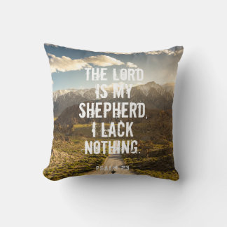 Psalm 23 The LORD is my shepherd, Scripture Cushion
