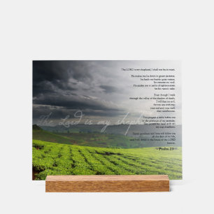 Psalm 23 The Lord Is My Shepherd Vineyard Art Acrylic Sign
