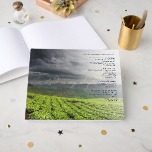 Psalm 23 The Lord Is My Shepherd Vineyard Art Guest Book