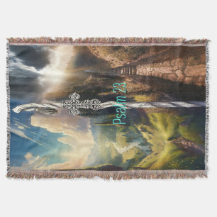 Psalm 23 throw blanket