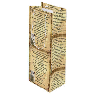 Psalm 23 with Lamb Wine Gift Bag