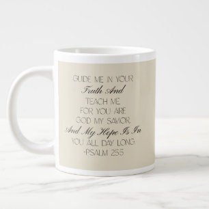 Psalm 25:5 Hope Bible Verse Mug