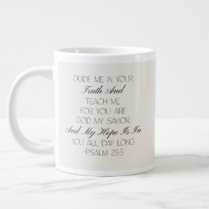 Psalm 25:5 Hope Bible Verse Mug
