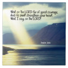 Psalm 27:14 Wait on the LORD Bible Verse Ocean 