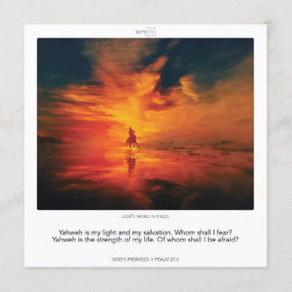 Psalm 27:1 GOD'S PROMISES SCRIPIX Invitation