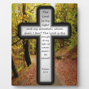 Psalm 27:1 plaque